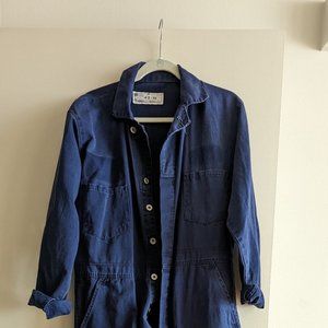 Vintage Blue Denim Coverall